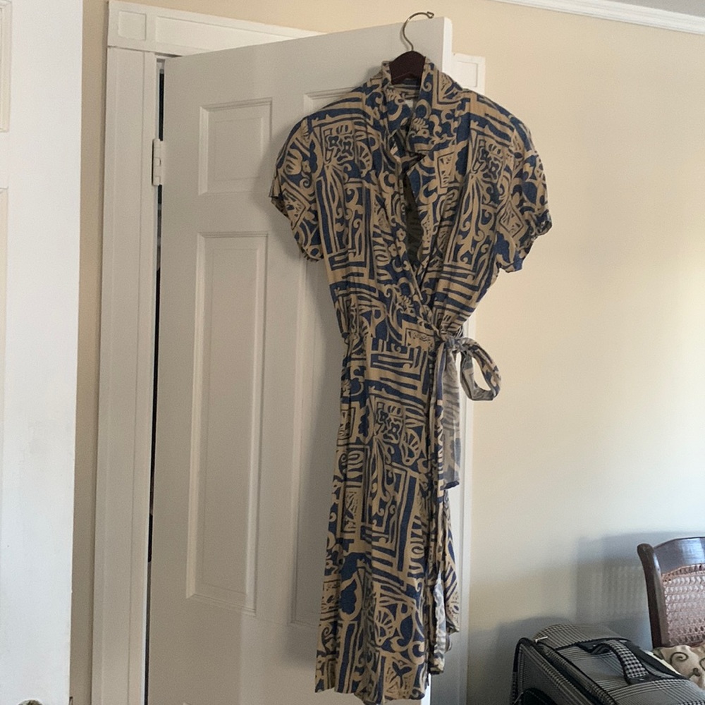 Indian print dress
